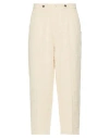 Berna Man Pants Ivory Size S Polyester, Elastane In Neutral
