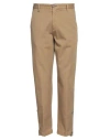 Berna Man Pants Khaki Size 28 Cotton In Beige