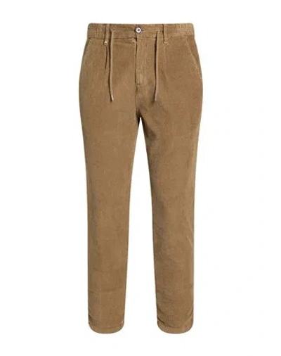 Berna Man Pants Khaki Size 26 Cotton, Modal, Elastane In Neutral