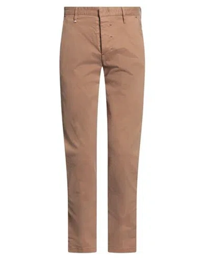 Berna Man Pants Light Brown Size 30 Cotton, Elastane