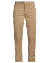 Berna Man Pants Light Brown Size 34 Cotton, Polyester, Elastane