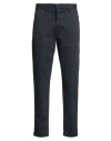 Berna Man Pants Midnight Blue Size 28 Cotton, Elastane In Blue
