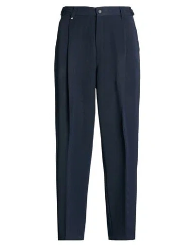 Berna Man Pants Midnight Blue Size 36 Polyester, Viscose, Elastane