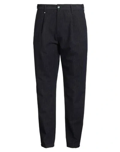 Berna Man Pants Midnight Blue Size 38 Polyester, Viscose, Elastane