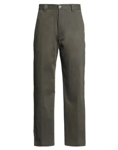 Berna Man Pants Military Green Size 26 Cotton, Elastane
