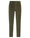 Berna Man Pants Military Green Size 28 Cotton, Elastane