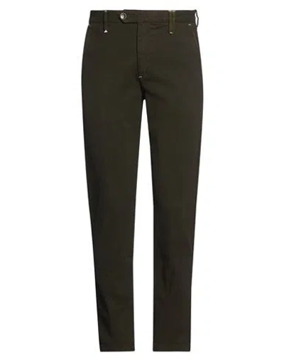 Berna Man Pants Military Green Size 30 Cotton, Elastane