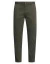 Berna Man Pants Military Green Size 32 Cotton, Elastane