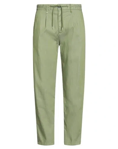 Berna Man Pants Military Green Size 38 Cotton, Polyester, Elastane