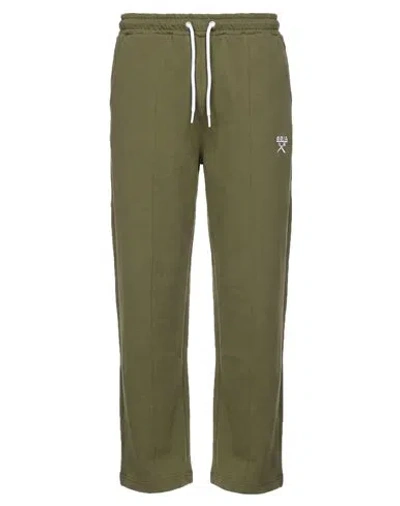 Berna Man Pants Military Green Size S Cotton, Polyester