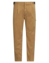 Berna Man Pants Mustard Size 38 Cotton, Elastane In Brown