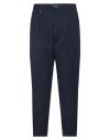 Berna Man Pants Navy Size 32 Polyester, Elastane In Blue