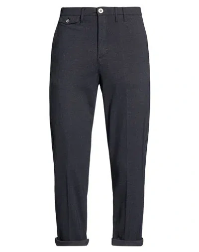 Berna Man Pants Navy Size 32 Viscose, Nylon, Elastane In Blue