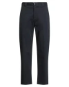 Berna Man Pants Navy Size 36 Cotton, Elastane In Black