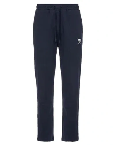Berna Man Pants Navy Size S Cotton, Polyester