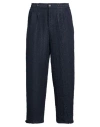 Berna Man Pants Navy Size Xl Polyester, Elastane In Blue