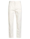 Berna Man Pants Off White Size 32 Cotton, Elastane
