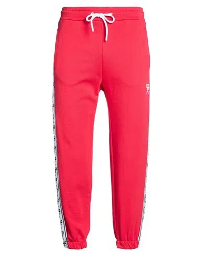 Berna Man Pants Red Size L Cotton