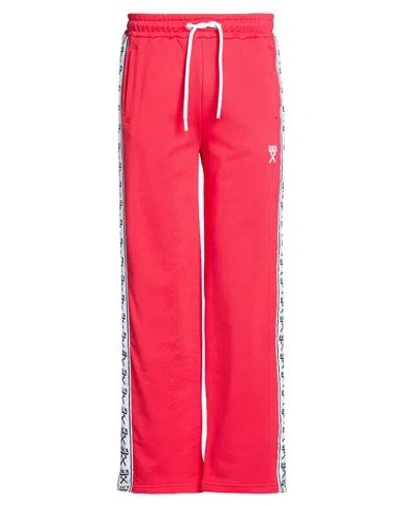 Berna Man Pants Red Size S Cotton In Pink