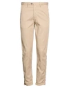 Berna Man Pants Sand Size 28 Cotton, Polyester, Elastane In Beige