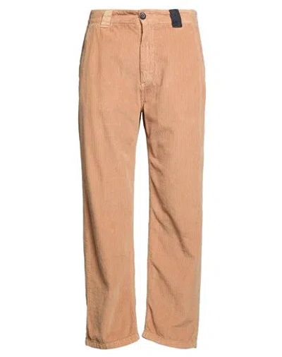 Berna Man Pants Sand Size 32 Cotton In Beige
