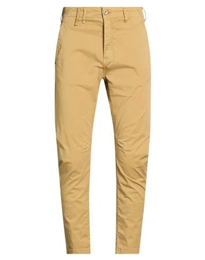 Berna Man Pants Sand Size 32 Cotton, Elastane In Brown