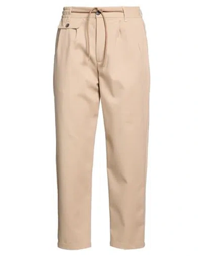 Berna Man Pants Sand Size 32 Cotton, Polyamide, Elastane In Neutral