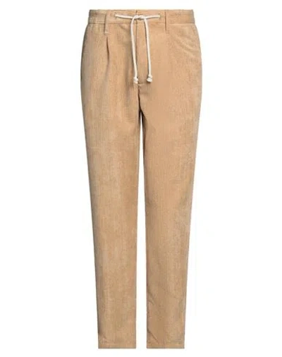 Berna Man Pants Sand Size 36 Polyester In Beige