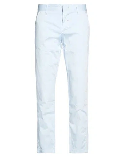 Berna Man Pants Sky Blue Size 26 Cotton, Elastane