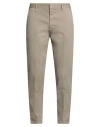 Berna Man Pants Taupe Size 32 Cotton, Elastane In Brown