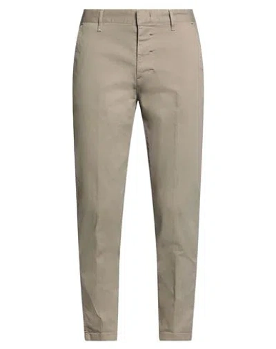Berna Man Pants Taupe Size 32 Cotton, Elastane In Brown