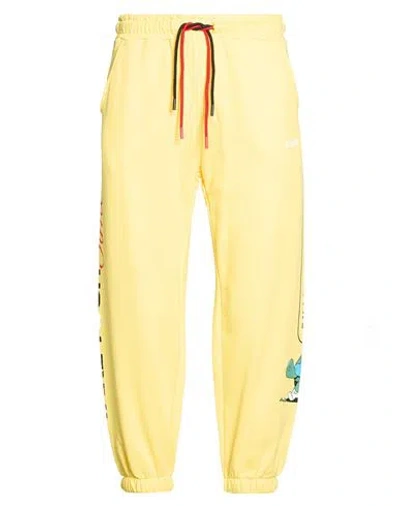 Berna Man Pants Yellow Size L Cotton