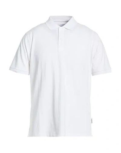 Berna Man Polo Shirt White Size L Cotton