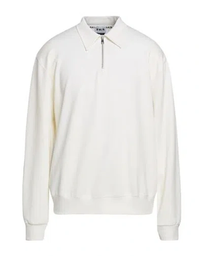 Berna Man Polo Shirt White Size S Cotton, Polyester