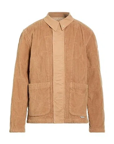 Berna Man Puffer Camel Size Xl Cotton In Neutral
