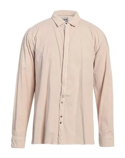 Berna Man Shirt Beige Size 3xl Cotton