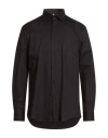 Berna Man Shirt Black Size 3xl Cotton, Synthetic Fibers In Black