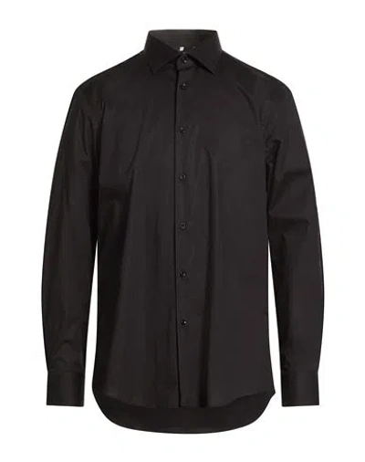 Berna Man Shirt Black Size 3xl Cotton, Synthetic Fibers