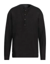 Berna Man Shirt Black Size 3xl Linen