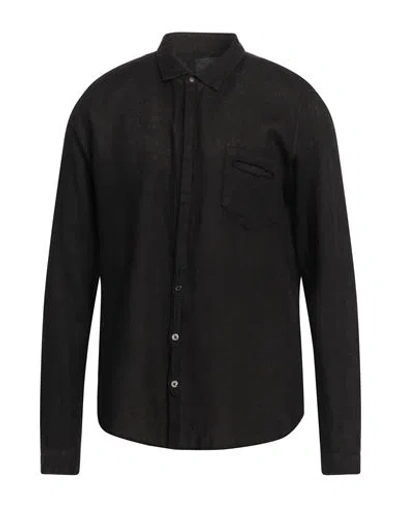 Berna Man Shirt Black Size 3xl Linen