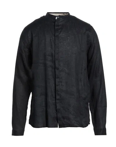 Berna Man Shirt Black Size Xxl Linen