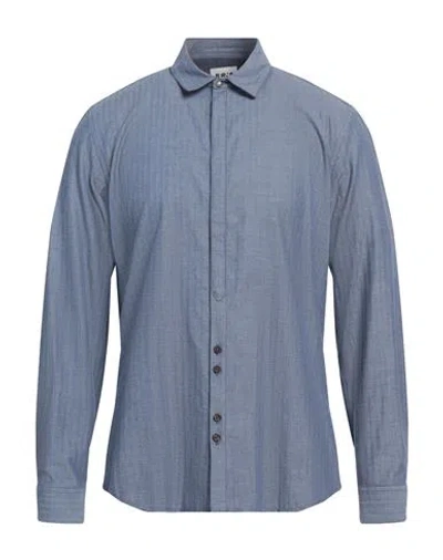 Berna Man Shirt Blue Size Xl Cotton