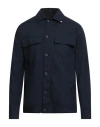 Berna Man Shirt Midnight Blue Size Xxl Cotton, Polyamide, Elastane In Blue