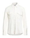 Berna Man Shirt Off White Size Xxl Cotton In White
