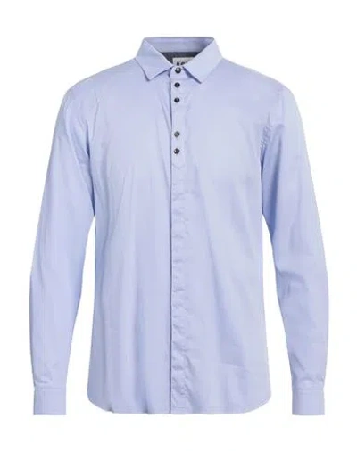Berna Man Shirt Sky Blue Size 3xl Cotton