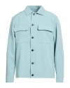 Berna Man Shirt Sky Blue Size L Polyester, Elastane