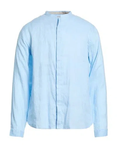 Berna Man Shirt Sky Blue Size Xl Linen