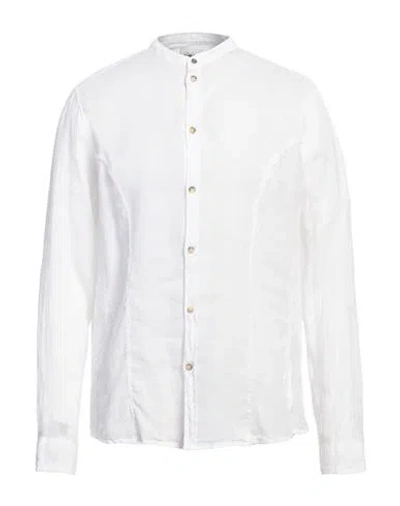 Berna Man Shirt White Size 3xl Linen