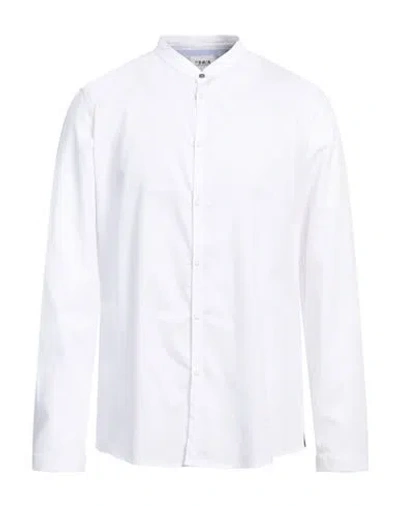 Berna Man Shirt White Size M Cotton, Polyester