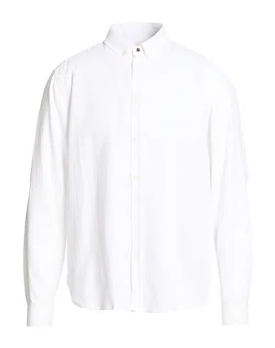 Berna Man Shirt White Size S Cotton, Polyester